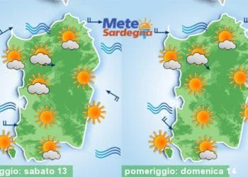 Meteo sardegna 8 350x250 - Giugno: esordio d'estate all'insegna del caldo africano