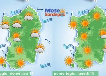 Meteo sardegna 9 350x250 - Giugno: esordio d'estate all'insegna del caldo africano