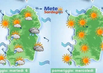 Meteo sardegna 1 1 350x250 - E' in arrivo una rinfrescata