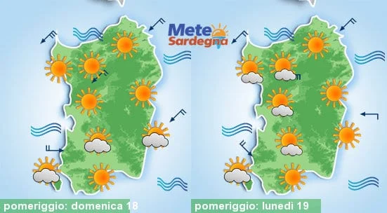 Meteo sardegna 12 - Domenica gradevole, ma in settimana tornerà il gran caldo