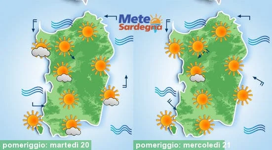 Meteo sardegna 13 - Si prospetta un'altra settimana di gran caldo