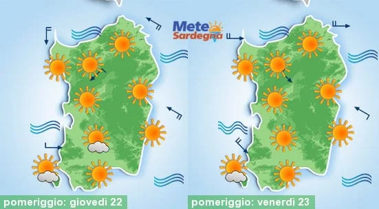 Meteo sardegna 15 - Sempre più caldo: inizio settimana prossima 40°C