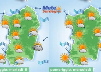 Meteo sardegna 2 350x250 - Anticiclone africano in gran forma: verso i 40°C nel weekend