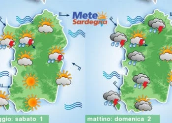 Meteo sardegna 23 350x250 - Caldo, un po' di tregua: temperature giù nei prossimi giorni