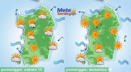 Meteo sardegna 10 - Maestrale, temperature in ulteriore calo nel weekend