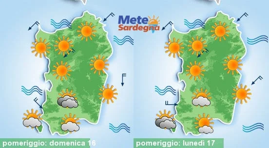 Meteo sardegna 11 - Tregua dal caldo, clima gradevole anche a inizio settimana