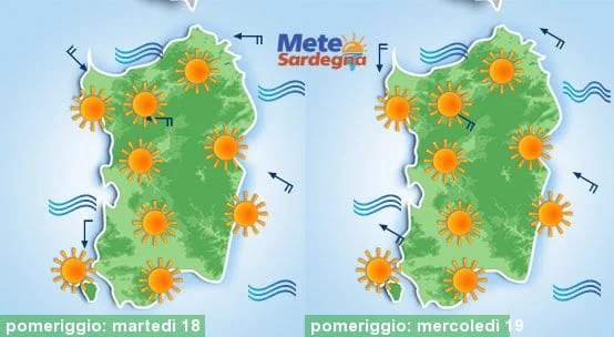 Meteo sardegna 12 - In settimana tornerà il gran caldo