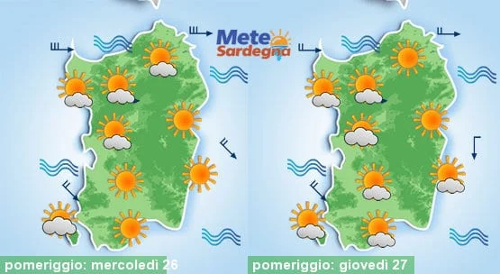 Meteo sardegna 17 - Burrasca di Maestrale, ma il caldo tornerà tornerà nel weekend