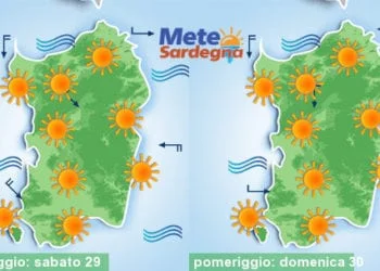 Meteo sardegna 20 350x250 - Caldo record al capolinea: crollo temperature alle porte