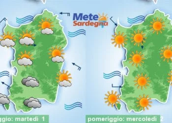 Meteo sardegna 22 350x250 - Caldo record al capolinea: crollo temperature alle porte