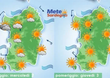 Meteo sardegna 350x250 - Caldo record al capolinea: crollo temperature alle porte