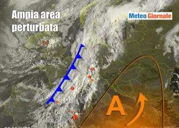 Meteosat 350x250 - Fase centrale di settimana col bel tempo. Poi tornerà la pioggia