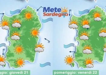 Meteo 350x250 - Domenica e inizio settimana tra nubi e sole. Temperature su