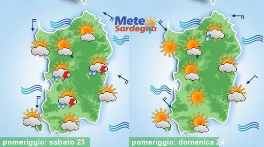 Meteo sardegna - Confermata la possibilità di temporali nei prossimi giorni