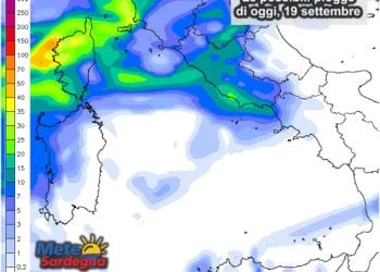 Piogge 350x250 - Domenica e inizio settimana tra nubi e sole. Temperature su