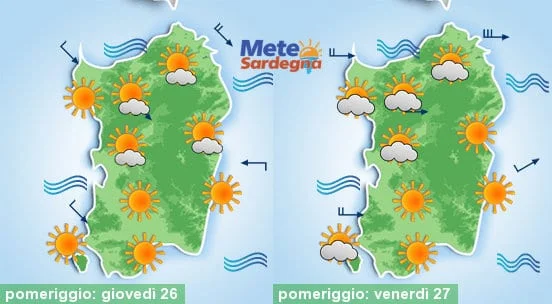 Meteo sardegna 14 - Ancora sole e un po' di caldo. Cambiamento meteo da Ognissanti