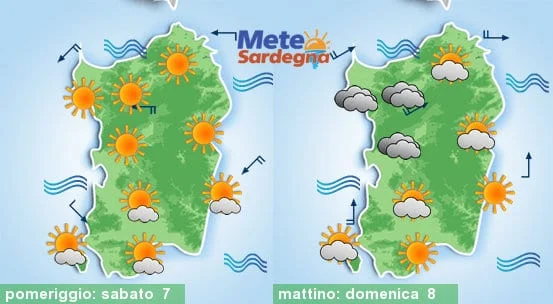 Meteo sardegna 3 - Dal Maestrale al Grecale, meteo molto fresco e variabile