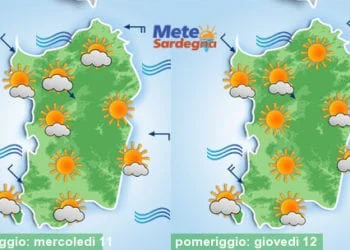 Meteo sardegna 5 350x250 - Alle porte un lungo periodo di bel tempo. Ancora siccità