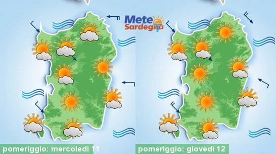 Meteo sardegna 5 - Alle porte un lungo periodo di bel tempo. Ancora siccità