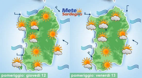 Meteo sardegna 6 - Anticiclone porterà bel tempo per giorni e giorni