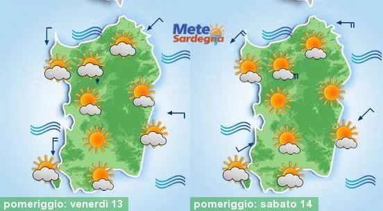 Meteo sardegna 7 - Bel tempo sino al 20 ottobre, con temperature in aumento