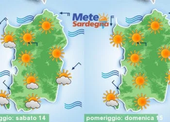 Meteo sardegna 8 350x250 - Severo maltempo alle porte: piogge, temporali, prime nevicate sui monti