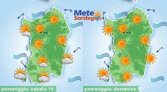 Meteo sardegna 8 - Bel tempo: non cenno di svolta almeno sino al 20 ottobre