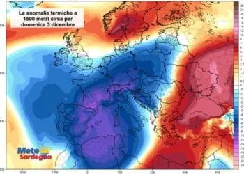 Anomalie termiche 350x250 - Arriva l'Alta Pressione: verso un Natale col sole