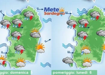 Meteo sardegna 1 350x250 - Mercoledì peggiora, seguirà freddo con neve a bassa quota