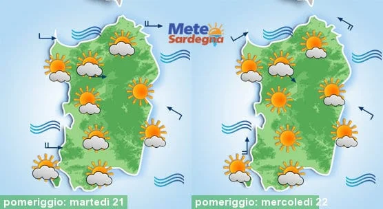 Meteo sardegna 11 - Una settimana di bel tempo, grazie all'Anticiclone delle Azzorre