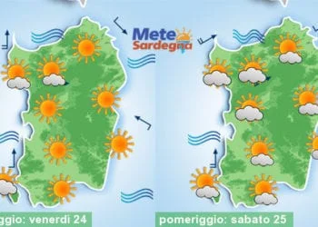 Meteo sardegna 13 350x250 - Mercoledì peggiora, seguirà freddo con neve a bassa quota