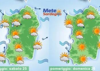 Meteo sardegna 14 350x250 - Mercoledì peggiora, seguirà freddo con neve a bassa quota