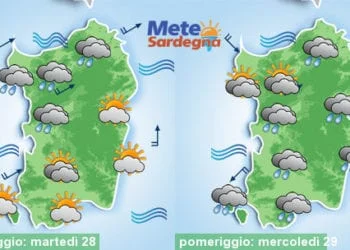 Meteo sardegna 16 350x250 - Arriva l'Alta Pressione: verso un Natale col sole