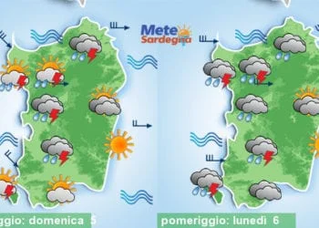 Meteo sardegna 2 350x250 - Mercoledì peggiora, seguirà freddo con neve a bassa quota