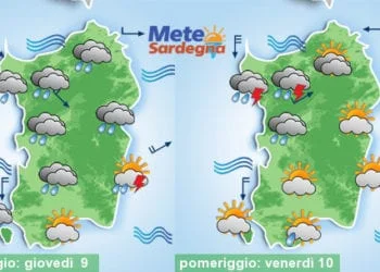 Meteo sardegna 4 350x250 - Mercoledì peggiora, seguirà freddo con neve a bassa quota