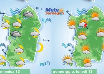 Meteo sardegna 6 350x250 - Mercoledì peggiora, seguirà freddo con neve a bassa quota