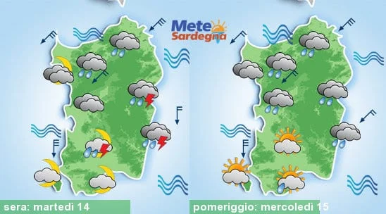 Meteo sardegna 7 - Peggiora con freddo, piogge e nevicate