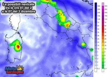 Neve 1 350x250 - Arriva l'Alta Pressione: verso un Natale col sole