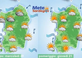 Meteo Sardegna 12 350x250 - Arriva l'Alta Pressione: verso un Natale col sole