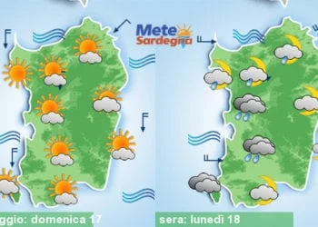 Meteo sardegna 10 350x250 - Arriva l'Alta Pressione: verso un Natale col sole