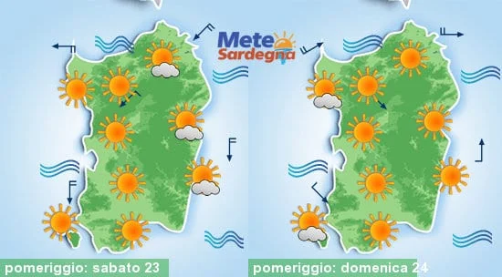 Meteo sardegna 12 1 - Arriva l'Alta Pressione: verso un Natale col sole