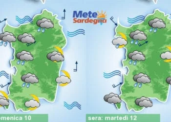 Meteo sardegna 4 350x250 - Arriva l'Alta Pressione: verso un Natale col sole