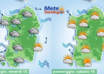 Meteo sardegna 9 350x250 - Arriva l'Alta Pressione: verso un Natale col sole