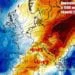 Anomalie termiche 75x75 - Burrasca di Maestrale imminente, con qualche debole pioggia