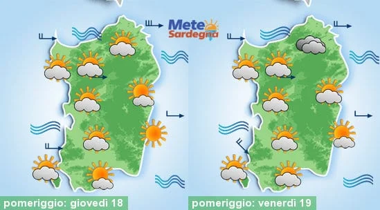 Meteo sardegna 11 - Burrasca di Maestrale, vento anche i prossimi giorni