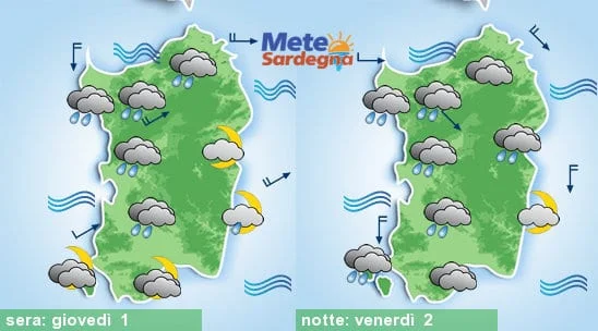 Meteo sardegna 21 - Rapido peggioramento alle porte, poi tornerà il freddo