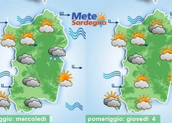 Meteo sardegna 350x250 - Nuovo rinforzo del vento nel weekend. Domenica qualche pioggia