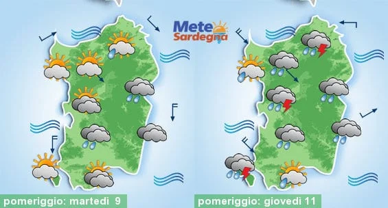 Meteo sardegna 4 - Graduale peggioramento, tornerà l'inverno