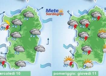 Meteo sardegna 5 350x250 - Nuovo rinforzo del vento nel weekend. Domenica qualche pioggia