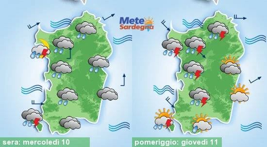 Meteo sardegna 5 - Torna l'inverno: imminente peggioramento meteo